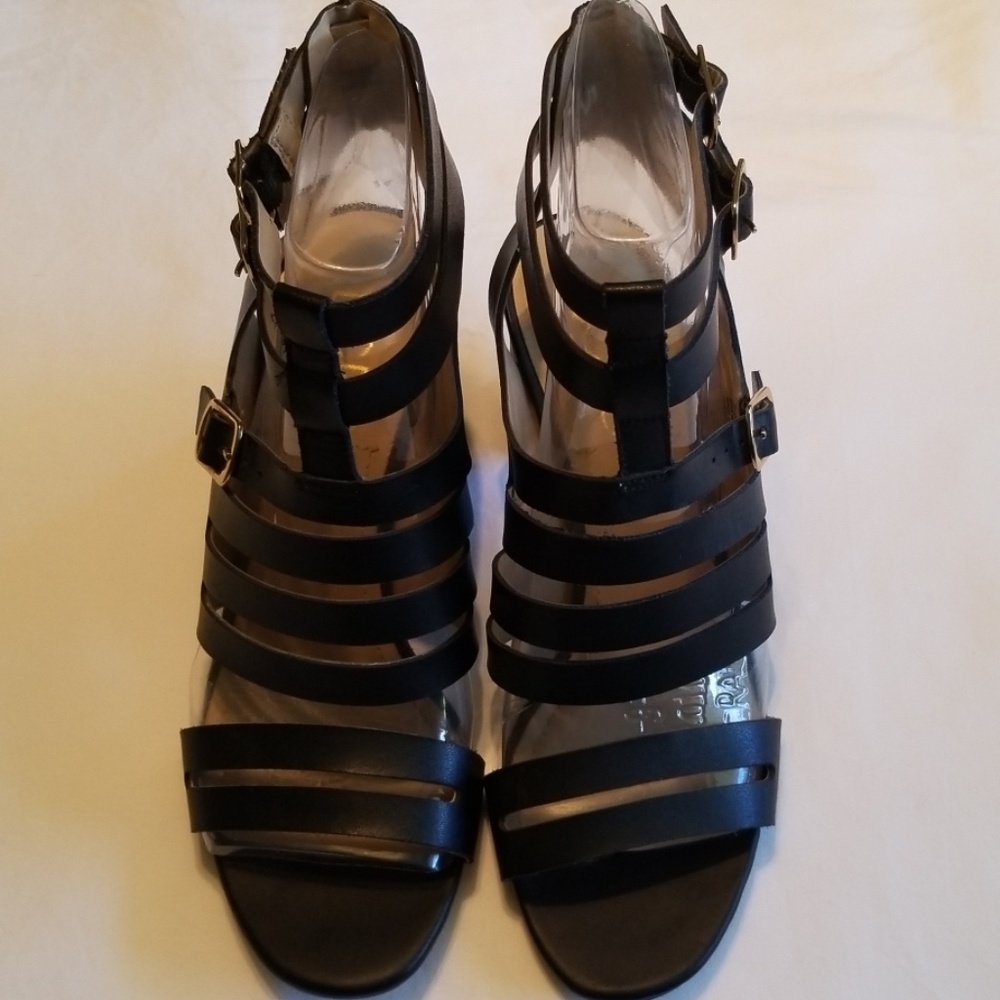 Worn Once Gladiator sandles by BCBG block heel